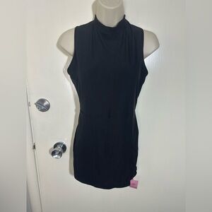PrettyLittleThing Black Sleeveless Mini Dress